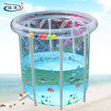 诺澳 婴儿童冲浪浴缸 单面透明玻璃泡澡桶 宝宝亚克力材质游泳池