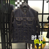 gxg.jeans男装 2016秋装新品黑色牛仔夹克外套正品代购 63621071