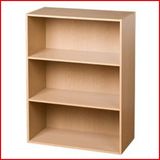 小型简易三层空柜小书柜书架储物收纳柜置物架组合落地柜子宜家