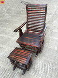 厂家特价东兴红木家具老挝大红酸枝躺椅交趾黄檀黑料懒人沙发床