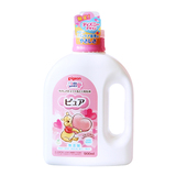日本原装进口 贝亲洗衣液900ml 粉色无添加温和洗衣液 婴儿洗衣液