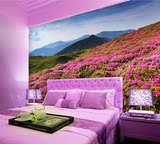 大型空间壁画田园自然风景花草壁纸墙画沙发卧室电视背景墙纸壁画