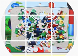 纸质拼图幼儿童男孩女孩公主卡通益智玩具汽车恐龙40片3-4-5-6岁