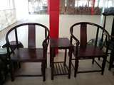 清仓老挝大红酸枝明式圈椅三件套 红木明清古典会客家具 官帽椅
