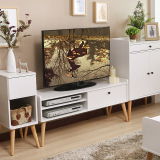 电视柜宜家 简约现代北欧式客厅茶几组合实木卧室小户型简易地柜
