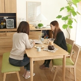 日式家具实木餐桌椅北欧宜家白橡木餐桌椅实木小户型原木家具饭桌