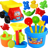 儿童沙滩玩具车套装大号宝宝玩沙子挖沙漏铲子工具决明子婴儿玩具