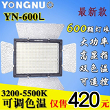 永诺 YN-600L 可调色温LED摄影灯 微电影摄像人像常亮补光灯正品
