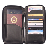 多功能全真皮护照包出国旅行必备护照夹机票夹通行证证件包 礼品