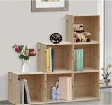 包邮特价促销单个书柜组合书柜田园松木实木书柜木质简易自由书柜