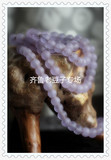 手工老琉璃珠子 12-13mm紫罗兰 紫碧玺 葡萄紫变色圆珠 收藏级