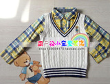 特价 春秋款paw in小熊男童假2件衬衣/毛衣PCKA41112M KA41112M