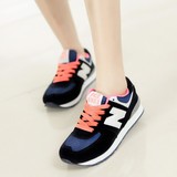 nb574同款N字母鞋运动鞋女 16新款韩版时尚简约休闲学院板鞋单鞋