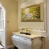 精准印花十字绣客厅大幅新款卧室满绣欧式油画世界名画 莫奈 睡莲