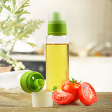 明尚德油瓶玻璃瓶小号油壶密封带盖酱油瓶透明厨房储油瓶一只装
