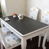 不透明黑色软质玻璃磨砂餐桌垫PVC桌布塑料台布茶几垫水晶板定制