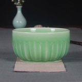 龙泉青瓷餐具套装碗 大号米饭碗 陶瓷碗 方便面碗汤碗5.5英寸创意