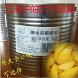 新货江塔糖水黄桃水果罐头3kg冷饮店蛋糕房专用支持批发超大罐