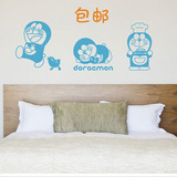 叮当猫哆啦A梦机器猫包邮 卡通房间装饰卧室床头电视背景墙贴纸