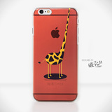 破壳儿|长鹿|创意可爱萌女长颈鹿iPhone6 plus 6s 5s苹果手机壳套