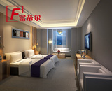 专业定制星级酒店宾馆客房成套家具 标间床 单人间床靠 样板房