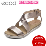 ECCO爱步2016新款休闲女鞋 平底露趾时装凉鞋女 达玛拉 248153