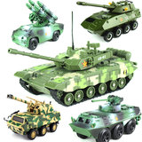 合金军事T99坦克装甲车阿帕奇直升机大炮 战车导弹玩具军车模型