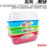 碗柜沥水置物碗架篮塑料放碗碟架箱碗筷餐具收纳带盖大号厨房用品