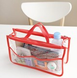 韩版可视透明包收纳包中包 女包内胆化妆包整理包袋中袋 正品包邮