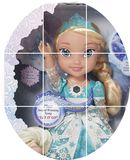 迪士尼冰雪奇缘音乐会唱主题曲艾莎爱莎安娜公主美国沙龙娃娃玩具