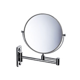 浴室伸缩折叠化妆镜 全铜美容镜 壁挂双面梳妆镜 卫浴防雾放大镜