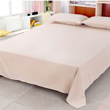 简约纯色床单单件酒店宾馆单双人床单加厚磨毛1.8米学生床单1.2米
