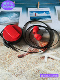 欧珀莱专柜最新赠品新春运动耳机红色入耳式附带包