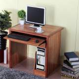 实木边框电脑桌台式家用 现代简约电脑桌带抽屉桌子80cm办公书桌