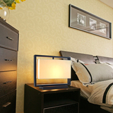 酒店大堂台灯民国新中式复古台灯卧室床头创意简约长方形灯罩台灯