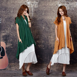 维沙曼女装新款常规外套防晒衣韩版纯色开衫夏季单件专柜麻短外套