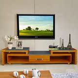 火烧石电视柜组合简约现代可伸缩影视柜储物地柜小户型新中式家具