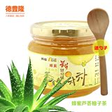 包邮韩福蜂蜜芦荟柚子茶韩国原产进口蜜炼健康果肉冲饮茶饮料580g