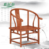 红木家具刺猬紫檀茶台圈椅 中式仿古阳台实木椅子花梨木休闲椅