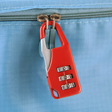 迷你挂锁密码挂锁 TSA密码锁 旅行防盗密码锁 挂钩锁 箱包密码锁