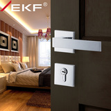 德国EKF室内卧室房门分体门锁亮铬个性时尚设计师款纯铜锁芯双舌