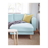 皇冠IKEA南京宜家家居具代购诺斯伯双人沙发带贵妃椅转角沙发正品