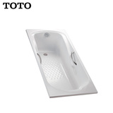 TOTO卫浴正品嵌入式无裙边压克力浴缸防滑浴盆PAY1550P/HP