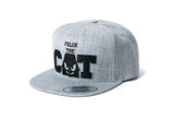 韩国代购CRITIC x FELIX 联名 菲力猫 灰色 CAT 棒球帽 帽子