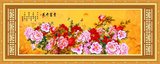 花开富贵春（国色天香） 十字绣套件花卉系列最新款精准印花S