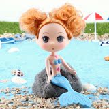 新款海景美人鱼芭比 芭比娃娃 仙子公主 儿童玩具 女孩生日礼物