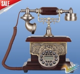 高档仿古电话机伪装者电话欧式时尚创意座机摆件美式复古电话机