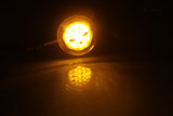 摩托车配件哈雷巡航太子车大龟王改装复古骷髅头LED转向灯指挥灯