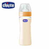 意大利进口chicco智高 PES宽口奶瓶250ml 配橡胶硅胶奶嘴仿生奶嘴