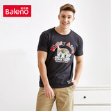Baleno/班尼路男装 青年卡通动漫纯棉印花T恤 ATOM阿童木短袖衣服